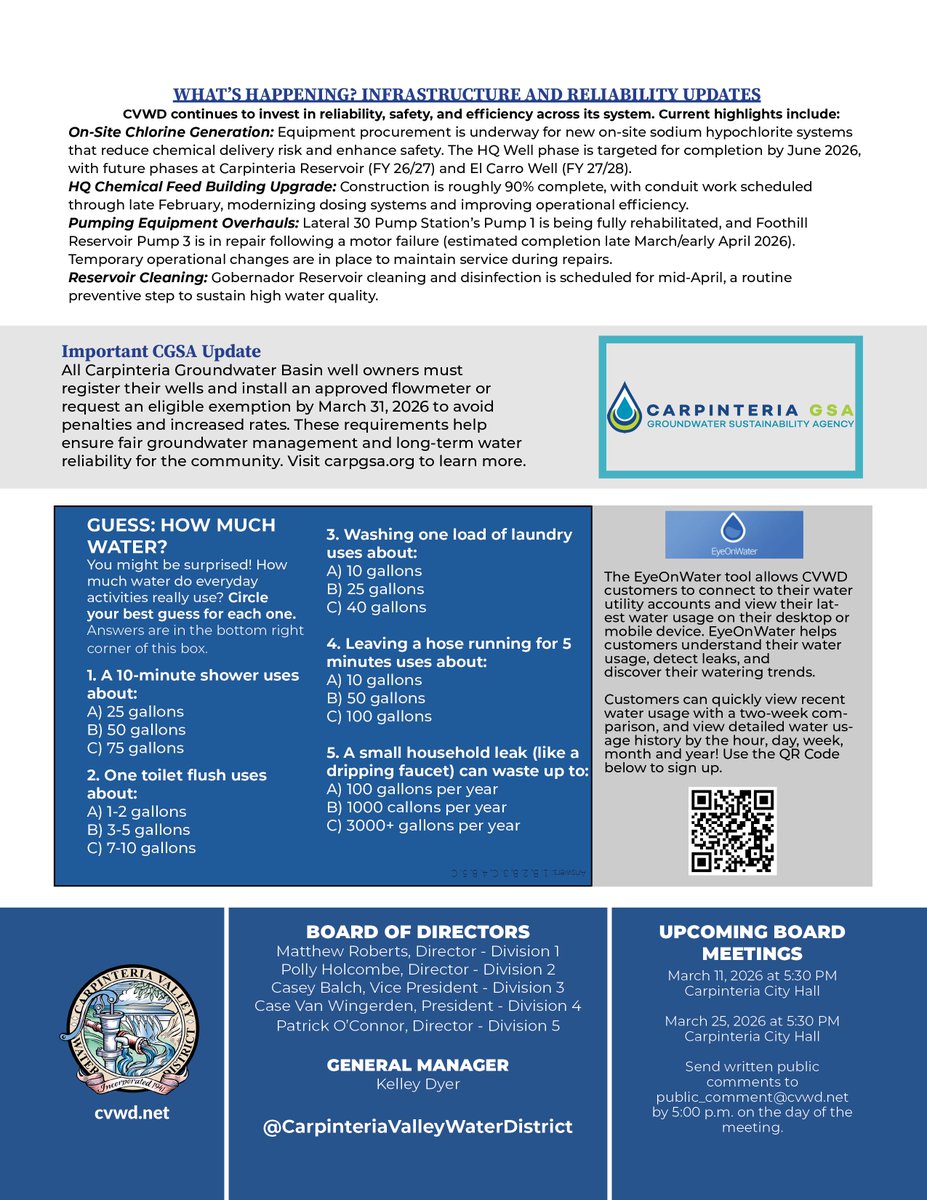 Carpinteria Valley Water District tweet media