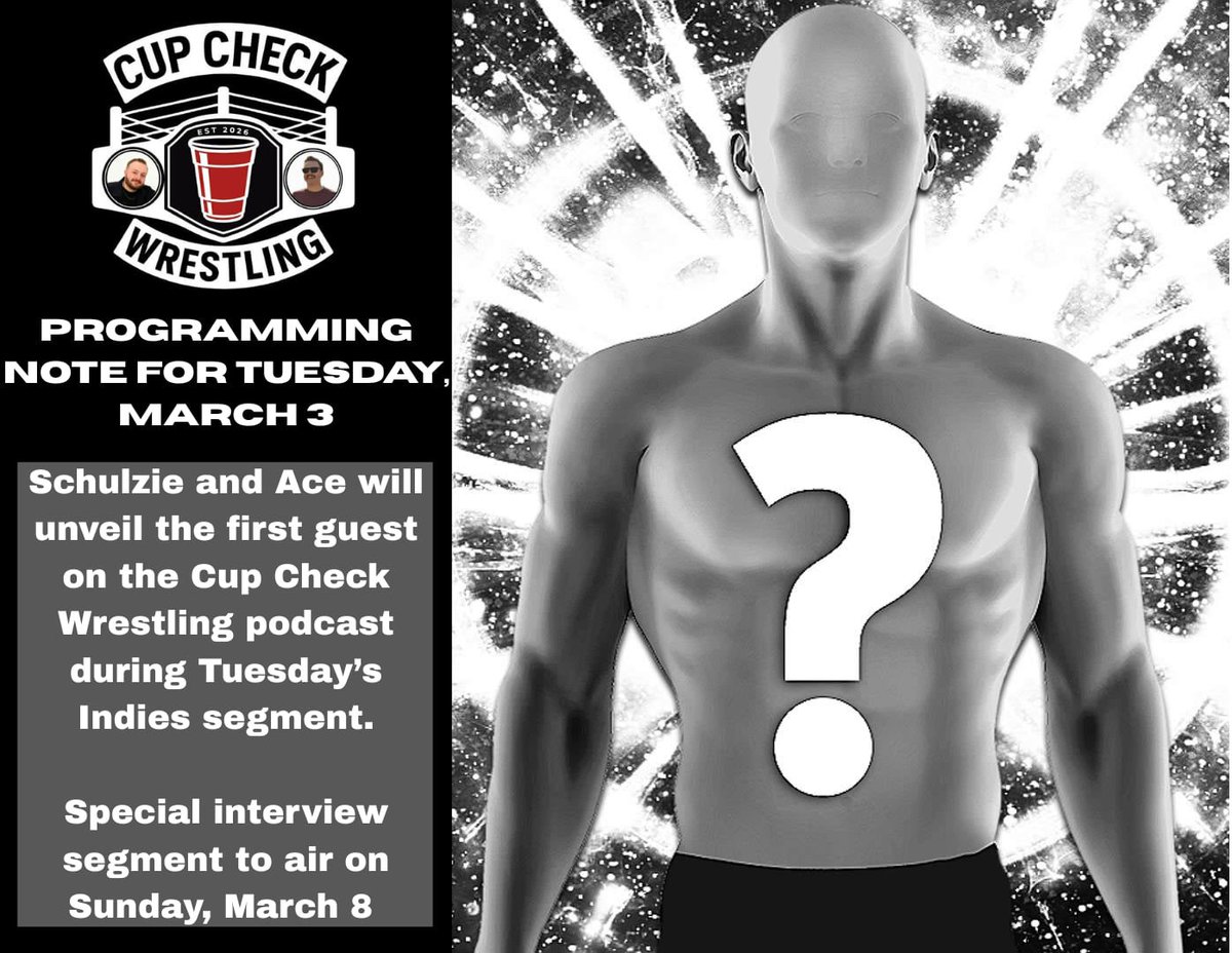 cupcheckwrestle's tweet photo. To quote everyone’s favourite Men @ Work… who can it be now?? 🤔😉 https://t.co/18nKzwBhMJ