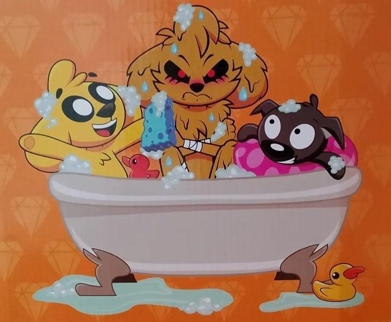 Adfashsashf 😭❤️❤️ 
Es tan lindo que no quepa en la tina de baño con estos furros jaja 😂 
Es que está enorme que no cabe -
Exe im so diva 💋