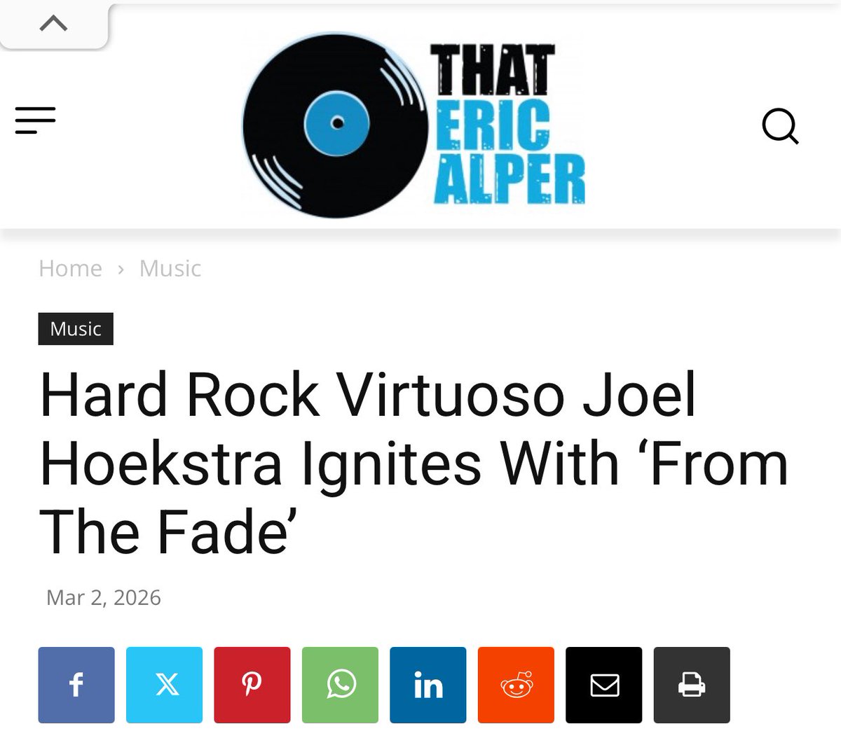 Joel Hoekstra tweet media