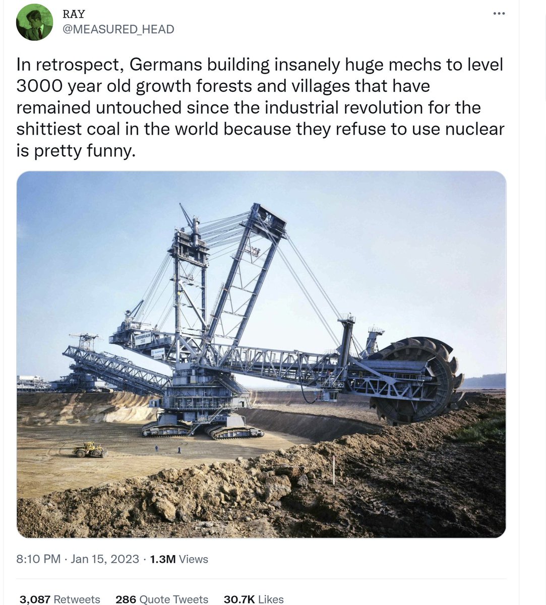 Coal, solar. Same effect.