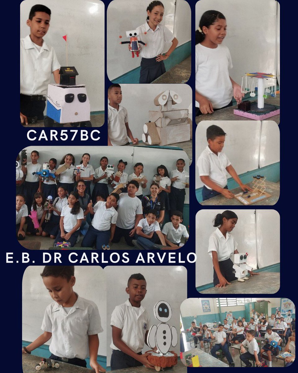 InfoCar32BMFC's tweet photo. #Infocentro Batalla Carabobo 
acompaña a los alumnos de 5to grado de la  E.B. Dr Carlos Arvelo ubicada en la paroquia yagua presentando su Jornada de Innovación Robótica, Convirtiendose de expectadores a creadores.
"Pequeños pasos, grandes inventos" 

#CienciaParaLaVida https://t.co/geY8fjNpCX