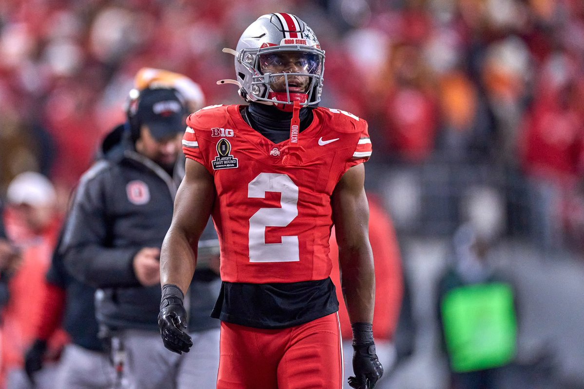 scoutdnfl's tweet image. REPORT: Caleb Downs was flagged this week with a partially torn meniscus. There is also concern about a possible “degenerative ACL.” (per @fakecorykinnan)

It feels similar to the Will Johnson situation last year. We’ll see how it plays out.