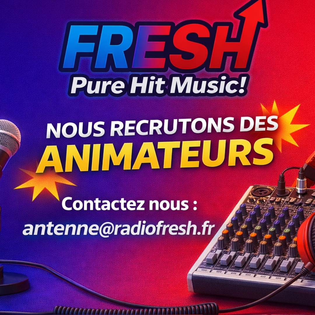 FreshOnRadio's tweet photo. Prêt(e) à faire de la radio et à rejoindre notre équipe dynamique ? 📻

N'attendez plus ! 😃

Envoyez votre candidature, accompagnée de vos coordonnées et d’une maquette,
à "antenne@radiofresh.fr". 📩

Bonne chance à tous !  🍀

#RadioFresh #webradio #candidatures #nouvelleradio https://t.co/PLqDibl76e