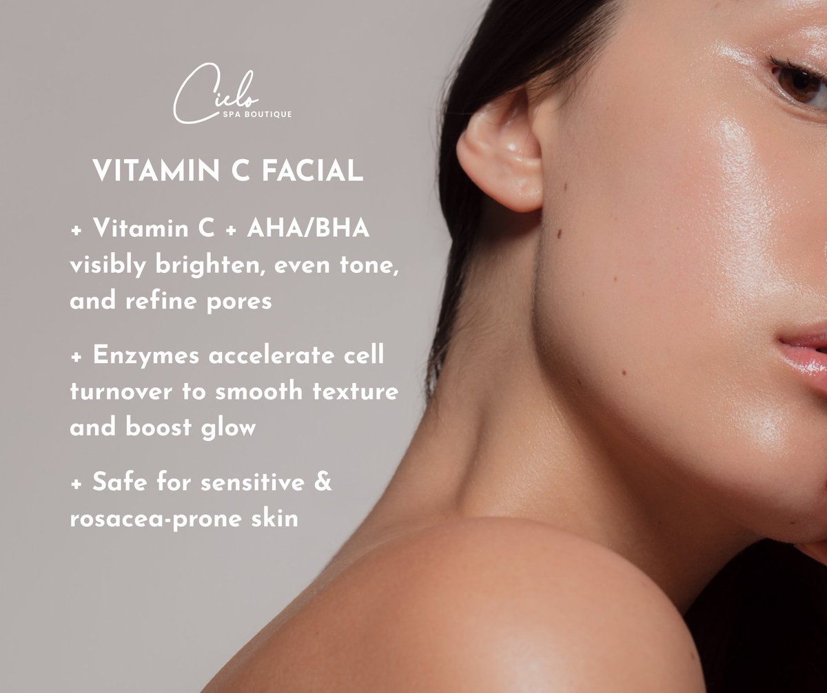 cielospasb's tweet photo. Spring refresh starts here. 

Designed to transform your complexion in just one session. Powered by potent Vitamin C, AHA/BHA, and gentle yet effective enzymes, this facial accelerates cellular turnover to lighten, tighten, and brighten all skin types.

#facial #santabarbaraspa https://t.co/2EQMpA6HoN