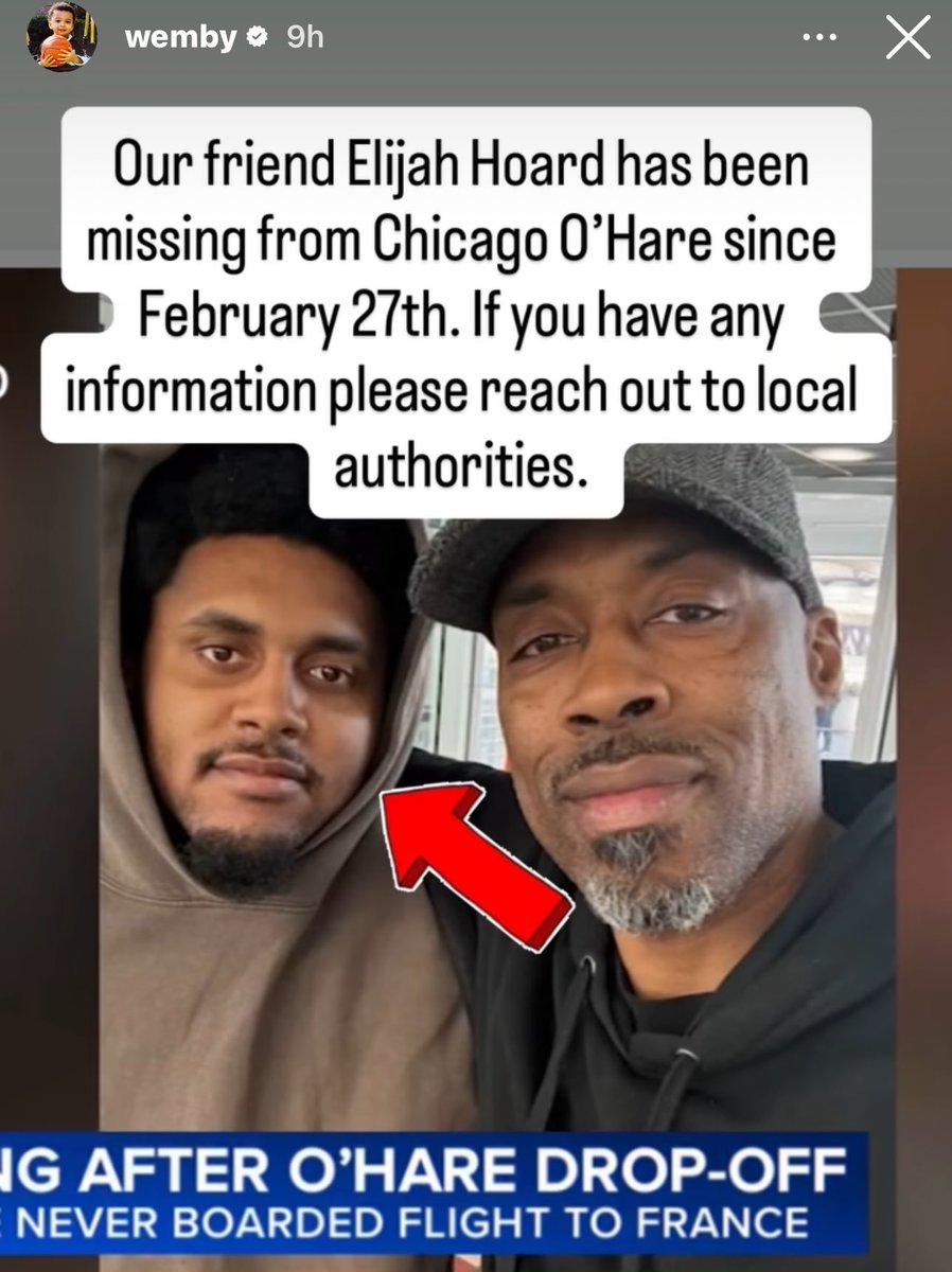 LakeShowYo's tweet photo. Wemby is asking the public for help in searching for his missing friend 🙏🏽 https://t.co/9ytUQ8Crdq