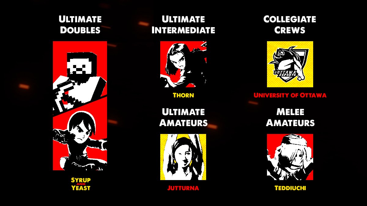 🎉Congratulations to <a href="/RiddlesMK/">Riddles</a> on winning Ultimate Singles at Campus Clash 3: BARRAGE! 🎉

🥇 - <a href="/RiddlesMK/">Riddles</a> 
🥈 - <a href="/syrup_nair/">syrup</a> 
🥉 - <a href="/mookrool_SSB/">TXH | Moo</a> 
4 - <a href="/prismoid_minus/">prismoid</a> 
5 - <a href="/LudwigFrog/">LudwigFrog</a> 
5 - <a href="/NotBrayden_64/">CX | NotBrayden</a> 
7 - <a href="/LampShady53/">Lamp!!</a> 
7 - <a href="/PantherMK_/">NEGROMONTH</a> 

🎨 - <a href="/RuaanRuaan_/">Ruaan</a>