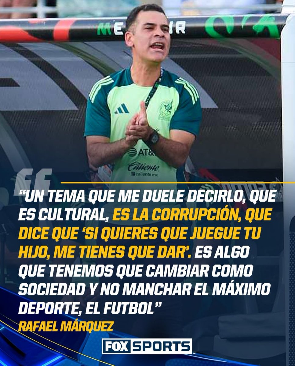 Lo que todos sabemos, finalmente <a href="/RafaMarquezMX/">Rafa Marquez</a> pone el dedo en la llaga... Es la razón, por la que tanto talento se pierde en el fútbol mexicano... Cuánto dinero tienes, y te diré donde debutaré a tu hijo... Ah no tienes dinero?... Que lástima, y mira, tu hijo tiene condiciones