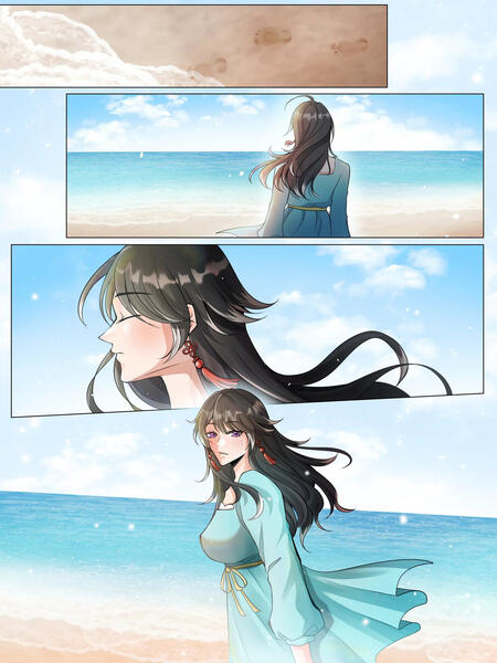 Fiona__Princess's tweet image. Where the Tide Whispers

#CommissionedArt #SeasideScene #AtmosphericArt #SliceOfLifeComic #EmotionalIllustration #CharacterMoment #VisualStorytelling #DigitalPainting #MangaStyleArt #OceanVibes #IndieComic #ArtOfTheDay #NarrativeArt