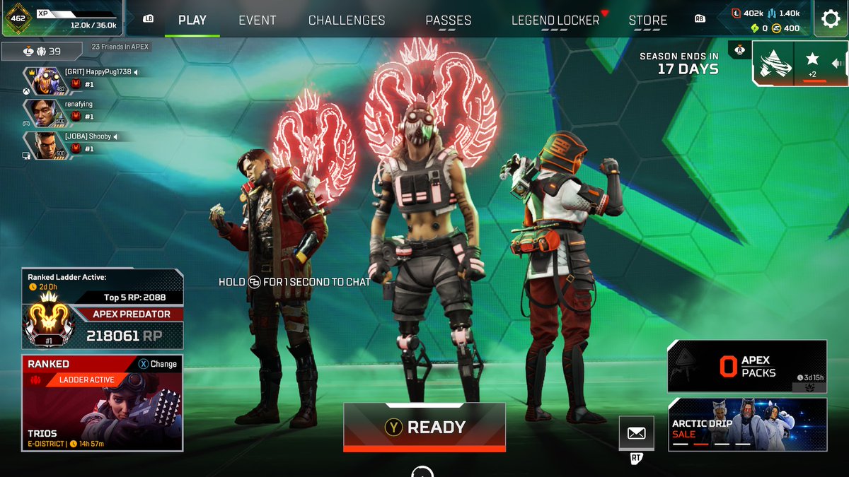 Nom4L's tweet photo. DM FOR APEX RANKED SEASON 28 BOOSTS 6X #1 PRED XBOX/PS https://t.co/UHujHKBL6N