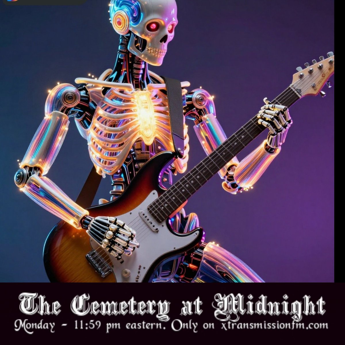 I know. I've neglected the #industrial. I'm sorry. So, tonight we'll do a full show of industrial and #electronic tunes, with all the fun stuff that comes along with it. Join us at 11:59 pm eastern on xtransmissionfm.com #internetradio.