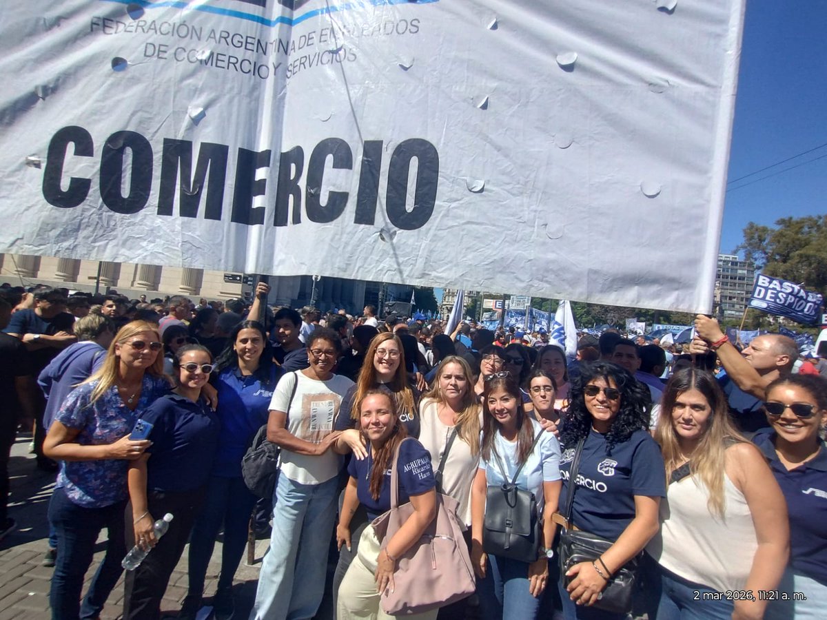 Presentes en Tribunales para acompañar de CGT para declarar la inconstitucionalidad de la Reforma Laboral. Siendo los puntos principales el Principio de Progresividad, el Principio Protectorio y el derecho a huelga tal como lo establece nuestra Constitución Nacional, entre otros.