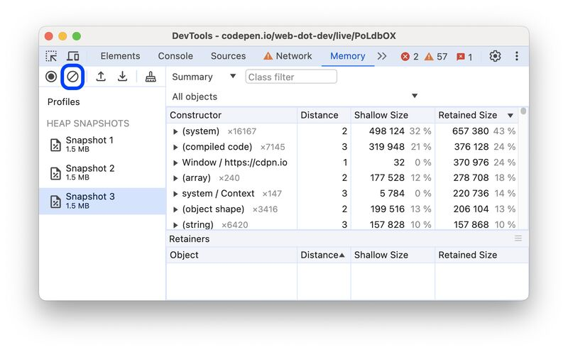 ErickSky's tweet photo. ¿Tu web se pone lenta por problemas de memoria después de usarla un poco?

- Abre Chrome DevTools (F12).
- Ve al panel Memory.
- Graba un Heap Snapshot y guárdalo.
- Súbelo directo a Cursor, Claude, Antigravity o tu AI favorita.

Tu agente escribe scripts en Python, analiza el snapshot, te dice exactamente qué objetos están matando el rendimiento y hasta te propone (o aplica) los fixes.

Nivel pro máximo:
Toma un snapshot antes de que empiece a ralentizarse y otro después para que la IA pueda comparar.

Tip cortesía de @shaoruu y @addyosmani  👏