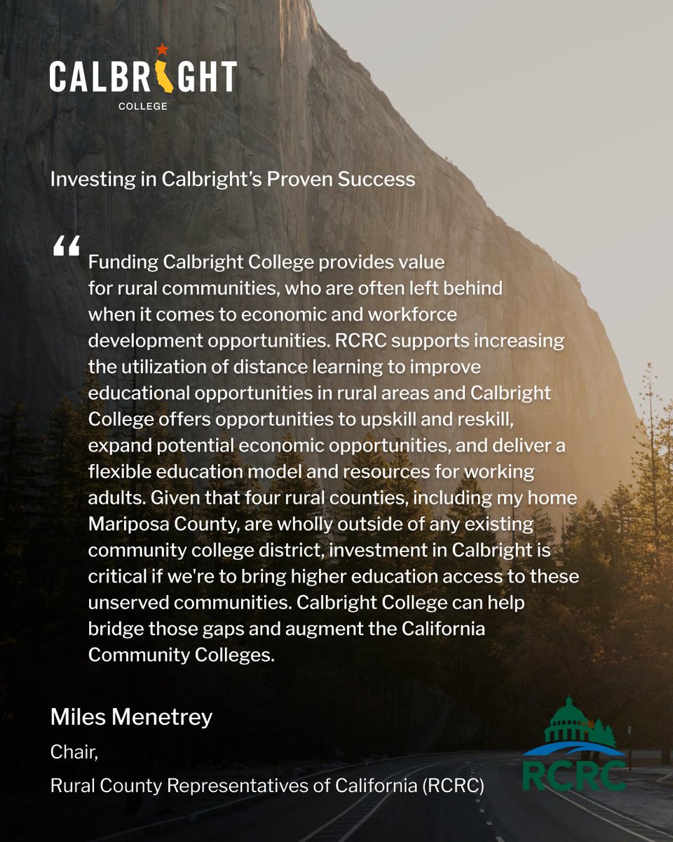 Calbright College tweet media