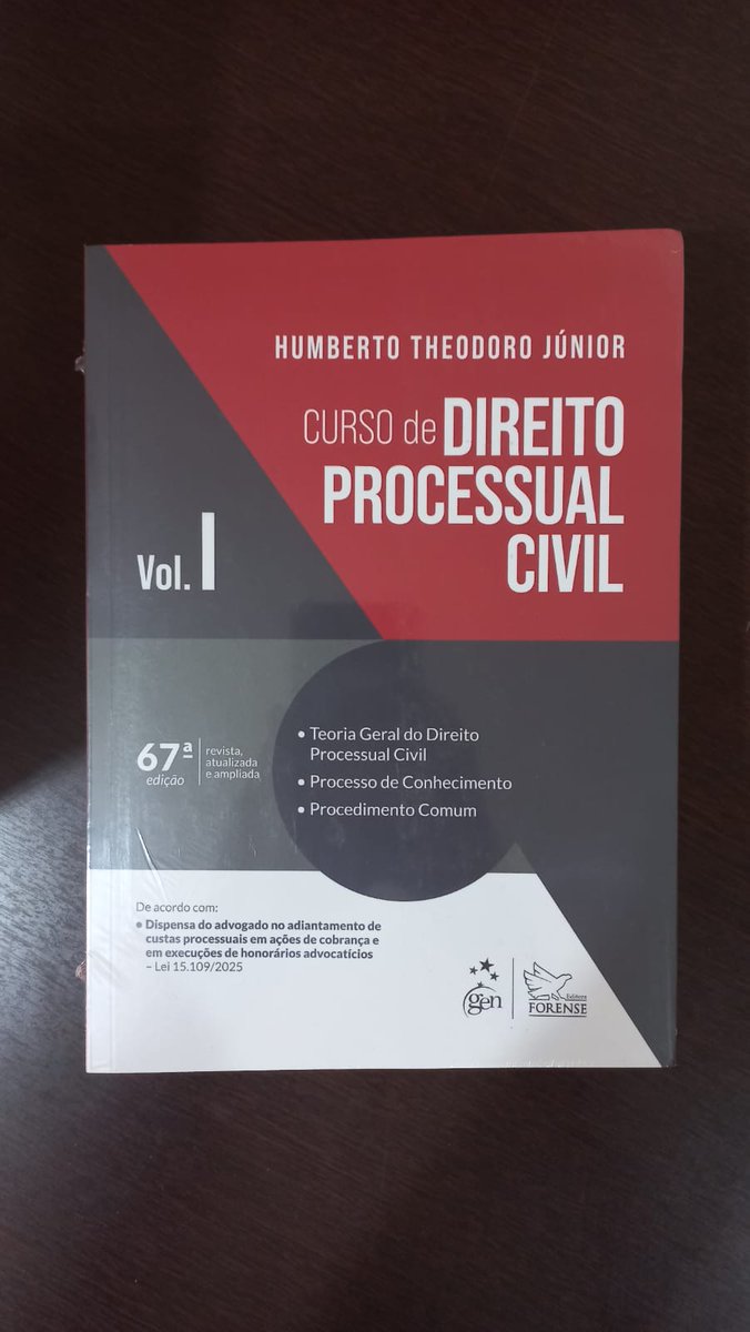 LIVDEDIREITO's tweet image. Curso de Direito Processual Civil - Volumes 1, 2 e 3
Humberto Theodoro Júnior
livrariadedireito.com.br/civil/curso-de…

#direito #direitocivil #processocivil #direitoprocessualcivil #cpc #oab #livrosjuridicos #doutrinajuridica #recursos #execucao #procedimentosespeciais #teoriageraldoprocesso