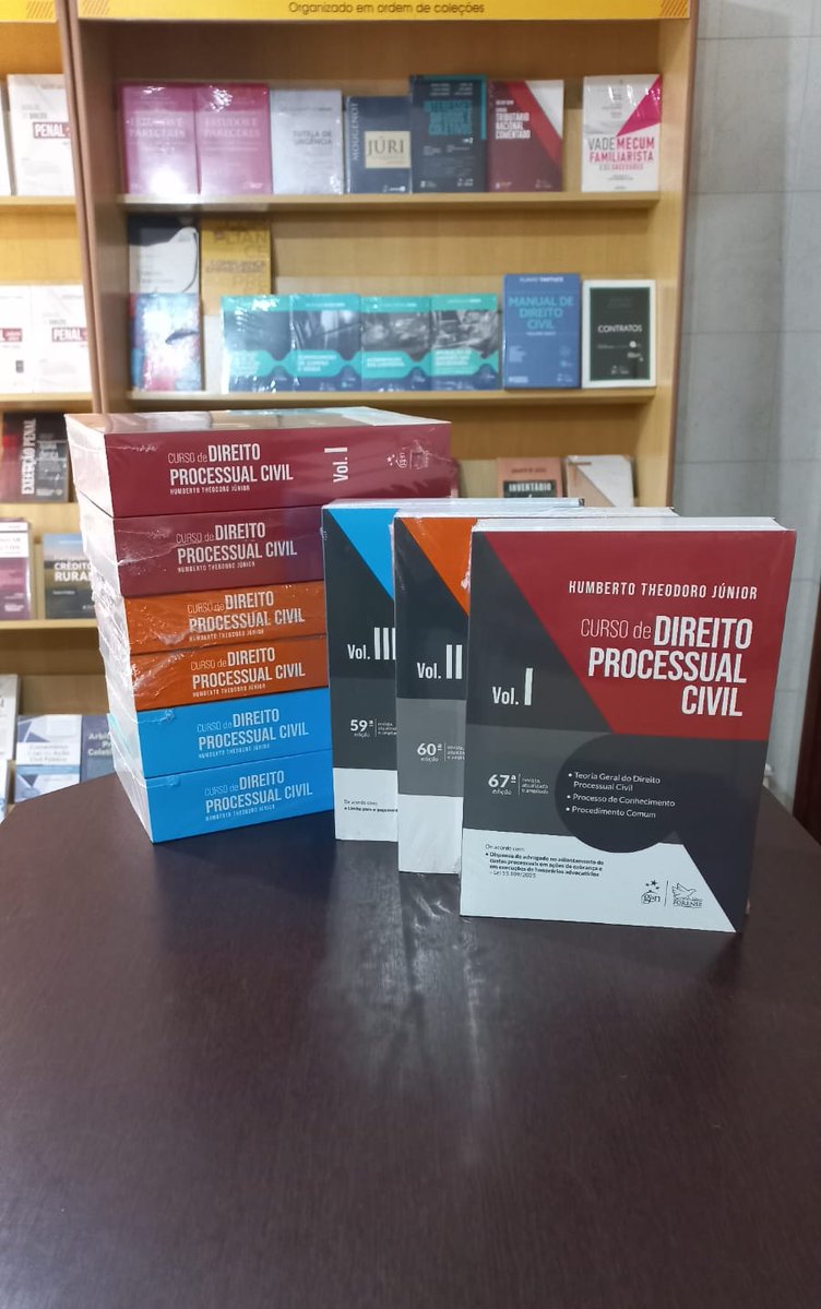 LIVDEDIREITO's tweet image. Curso de Direito Processual Civil - Volumes 1, 2 e 3
Humberto Theodoro Júnior
livrariadedireito.com.br/civil/curso-de…

#direito #direitocivil #processocivil #direitoprocessualcivil #cpc #oab #livrosjuridicos #doutrinajuridica #recursos #execucao #procedimentosespeciais #teoriageraldoprocesso