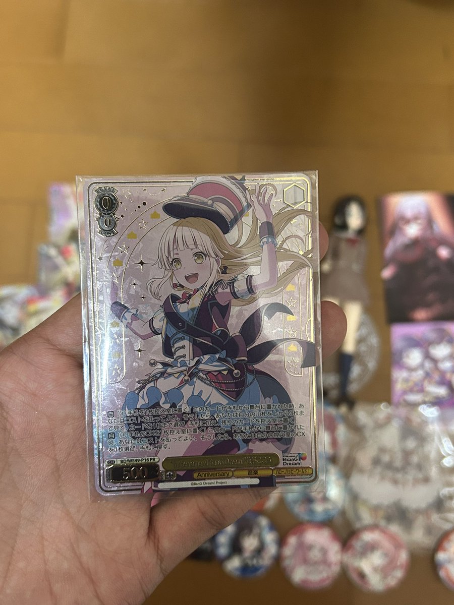 ライブで頂いたもの！ まさか4千円以上する限定カードセットのこころを