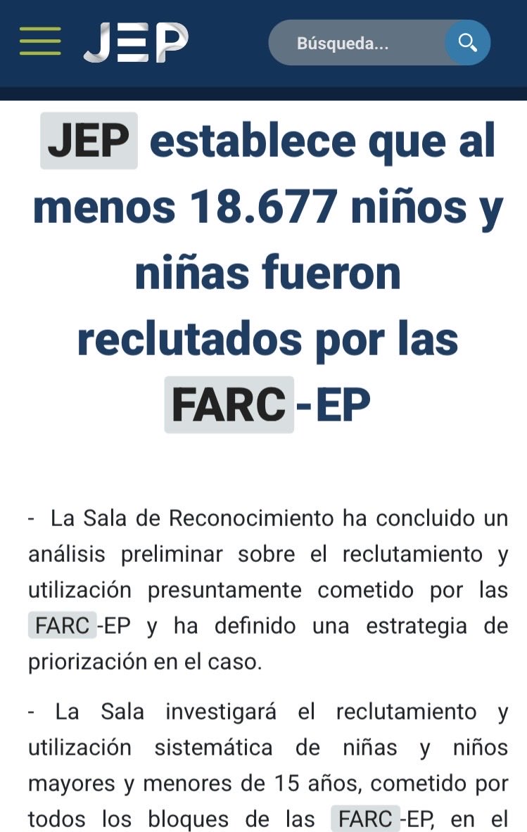 <a href="/Melquisedec70/">Melquisedec Torres</a> <a href="/IvanCepedaCast/">Iván Cepeda Castro</a> Colombia, el país que normaliza lo atroz.Hoy los cabecillas ratifican que reclutaron menores y secuestros, mientras el "desgobierno" de turno y su candidato afines actúan como escuderos. ¿Votar por Cepeda es ser regidos por delincuentes?, la prioridad  es 🇨🇴 NO MAS IZQUIERDA⚠️😡
