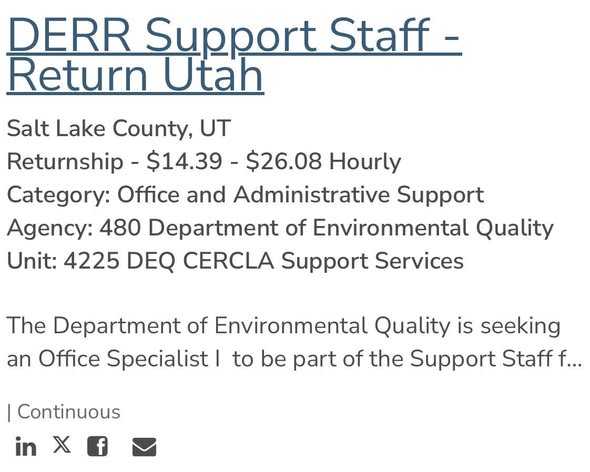 Utah Department of Government Operations tweet media