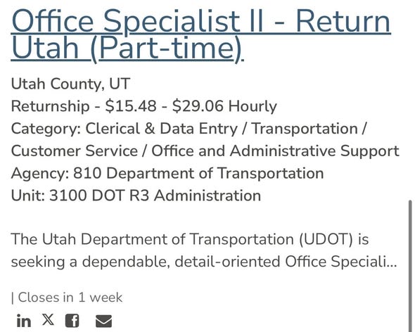 Utah Department of Government Operations tweet media