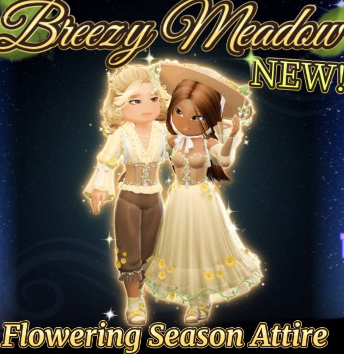🌼🌿Overnight Breezy Meadow Set Giveaway! 🌿🌼

₍ᵔ.˛.ᵔ₎

To join:

~Follow me! ☆
~Like this post! ☆
~Retweet! ☆
~Comment your favourite item from the set! ☆

Ends in ~12-15 hours ᶻ 𝗓 𐰁

ꉂ(˵˃ ᗜ ˂˵)

HC+ more in thread 💕