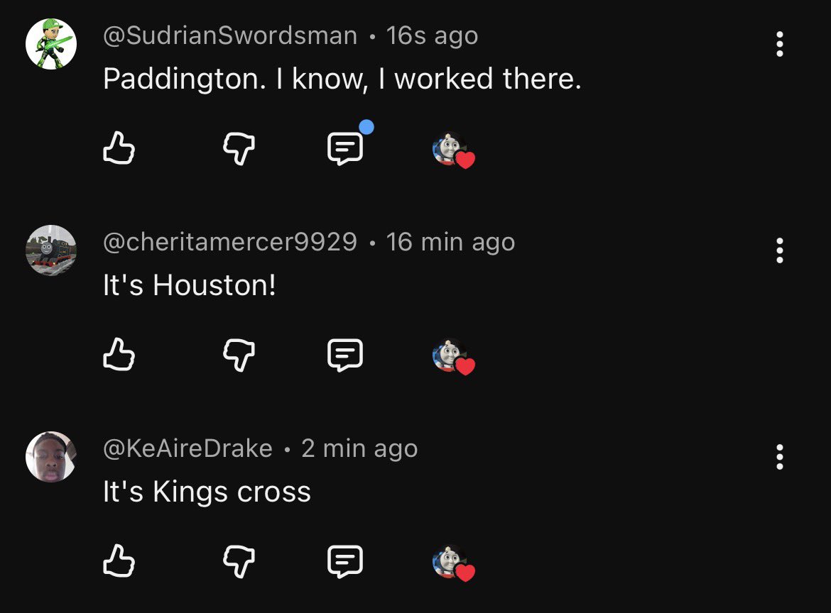 RHNH_TWT's tweet photo. Workin on a TrackMaster Big City Engine and I got this elite reference in my comment section 🥹🥹

#trackmaster #ttte #thomasandfriends https://t.co/lpVTErCwiv