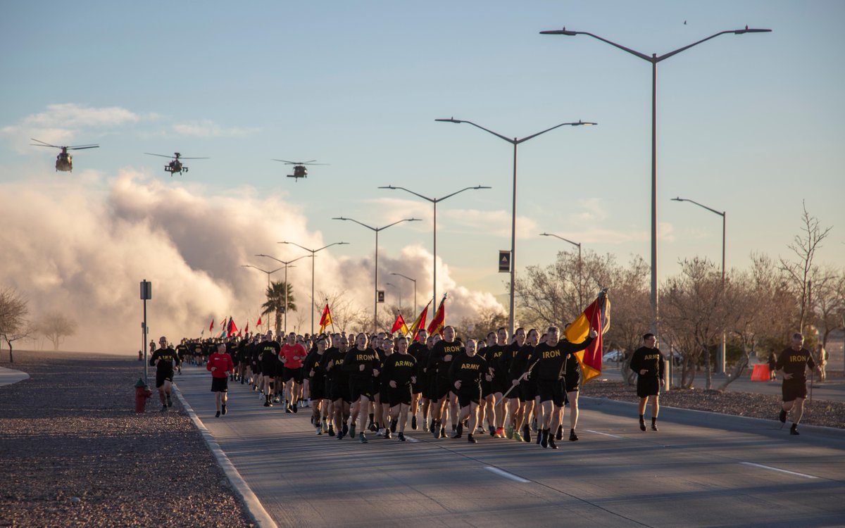 1stArmoredDiv's tweet photo. 1st Armored Division kicked off Torch, bringing the formation together in a show of discipline, fitness, and esprit de corps. Reflecting on the division's history and the heroism of the Iron Soldiers who fought during Operation Torch in WWII.
 
#IRONSolider #TorchWeek2026 https://t.co/C1ZbJg7lg3
