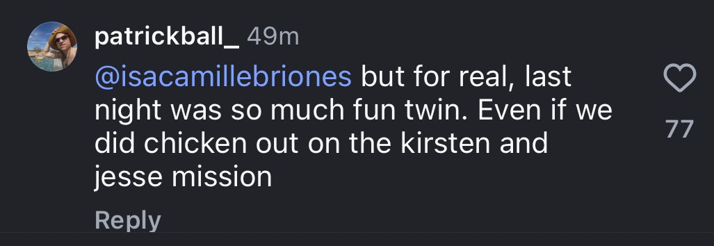 patrick ball calling isa briones “twin” is doing numbers for my langtos biological twins agenda!!!!!