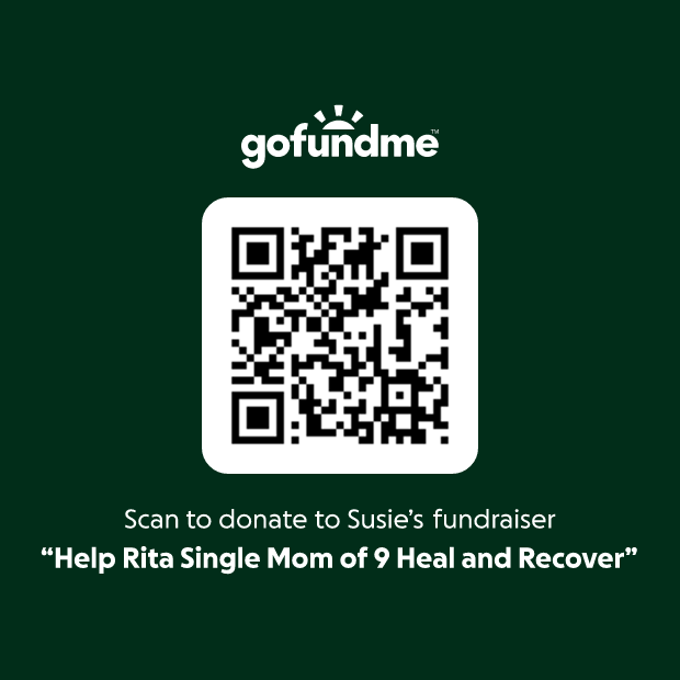 OpCareInt's tweet photo. We Need Your Help for Rita’s Recovery.

Rita is a single mom of 9 who recently underwent surgery after a serious health battle.

She made it through — but now faces recovery, medical bills, and caring for her children while unable to work.

Donate:
 https://t.co/PmYrtmrvfK
 https://t.co/Hf4QrqnC3W
Please share. 💛

#HelpRitaRecover #OperationCare