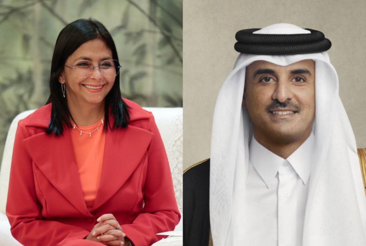 GabrielMon45781's tweet photo. La presidenta encargada de Venezuela, Delcy Rodríguez, conversó con el Emir de Qatar sobre la crisis en Medio Oriente, llamando a la paz y el diálogo.#emiamily #DonBelle #helevier #jrokez
#PerhSanto #milklove https://t.co/SCE9Poh53z