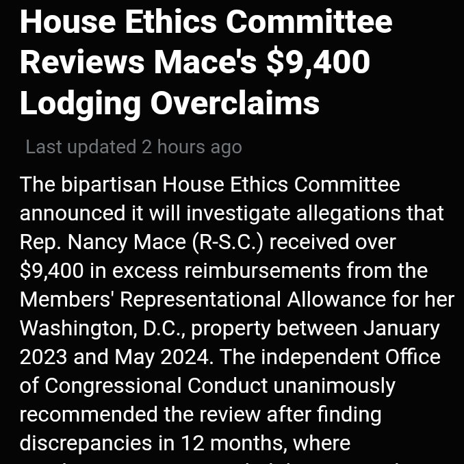 cabchrys's tweet photo. @RepNancyMace *wE dOn'T LiE* 😉
And Secretary Clinton absolutely owned you and that room. Masterclass💯
#GOPHypocrisy
#MAGAGrifter https://t.co/GopJfHQaXJ