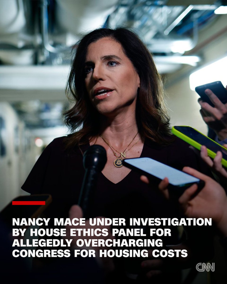 GOP Rep. Nancy Mace is under investigation by the House Ethics Committee for allegedly attempting to profit off of a congressional program intended to defray housing costs for lawmakers’ Washington, DC, residences — a claim she has denied. cnn.it/4bfVWqd