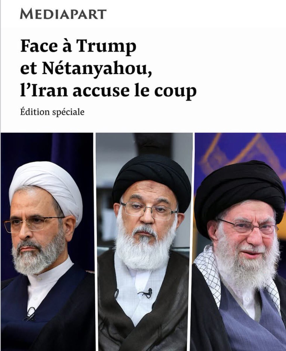 Médiapart le torchon néoconservateur de l’agent de la CIA Plenel ( « Moustache » son nom de code à Langley). Regardez les se réjouir de l’agression. 
Et leur titre ! « l’Iran accuse le coup » alors que c’est « aidés par les Chinois et les Russes et soutenus par le Sud les