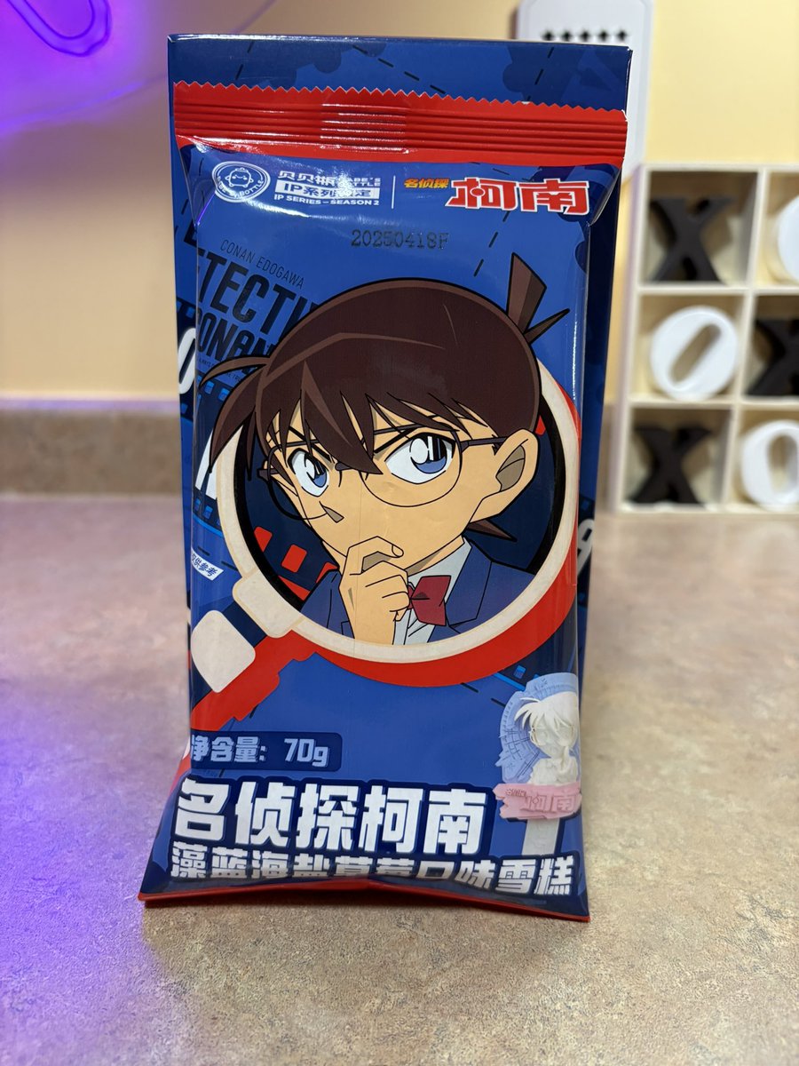 Detective Conan is Sea Salt Strawberry flavoured &amp; so yummy! 

Another new ice cream find 🔎 

#IceCream #DetectiveConan #TreatYoSelf #TAndTSupermarket #NewFind