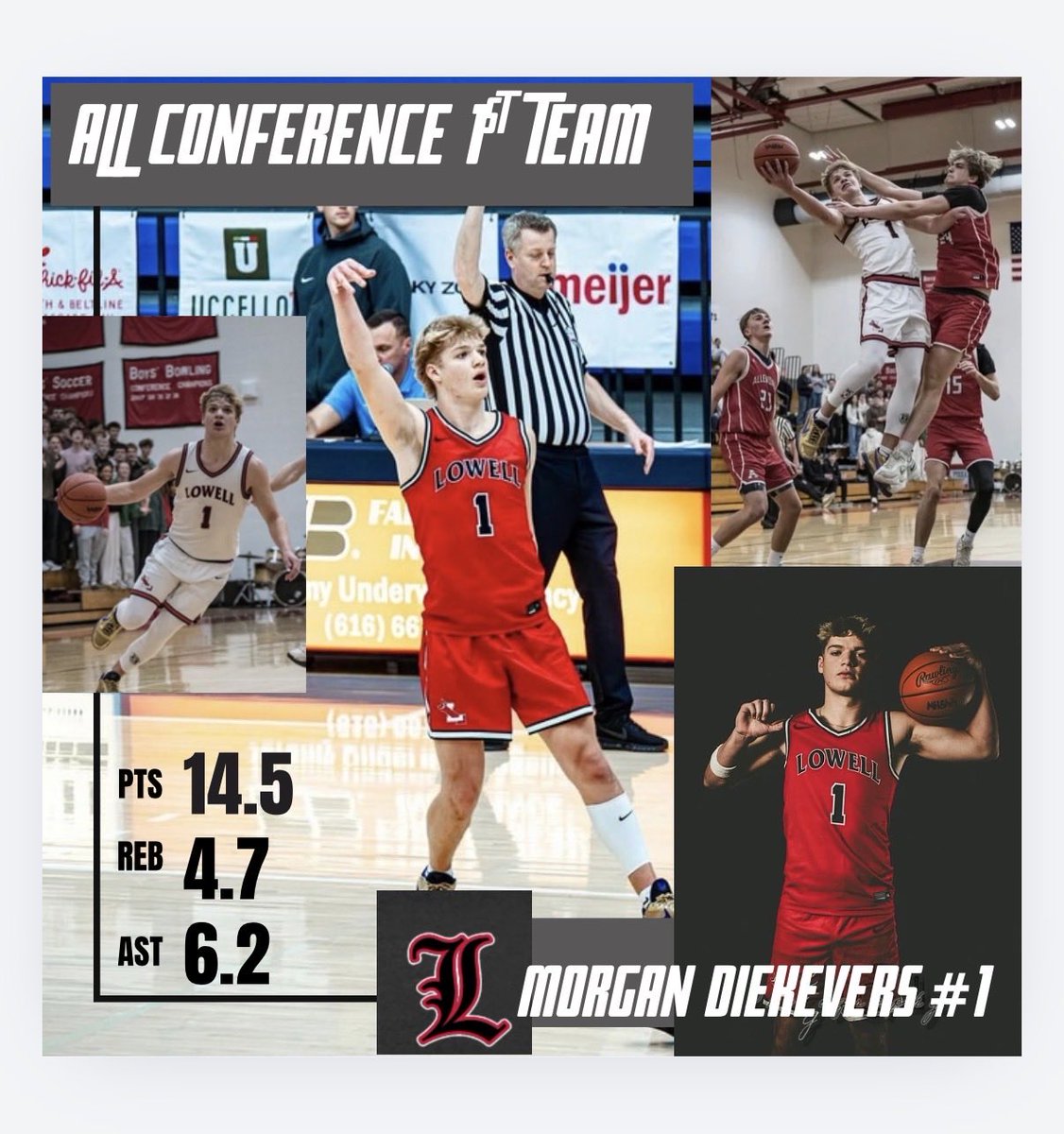 RedArrowsbball's tweet photo. Congratulations to Our Senior @MorganDiekevers  on a Great Season and All Conference First Team! https://t.co/ZYz9CKbbwx
