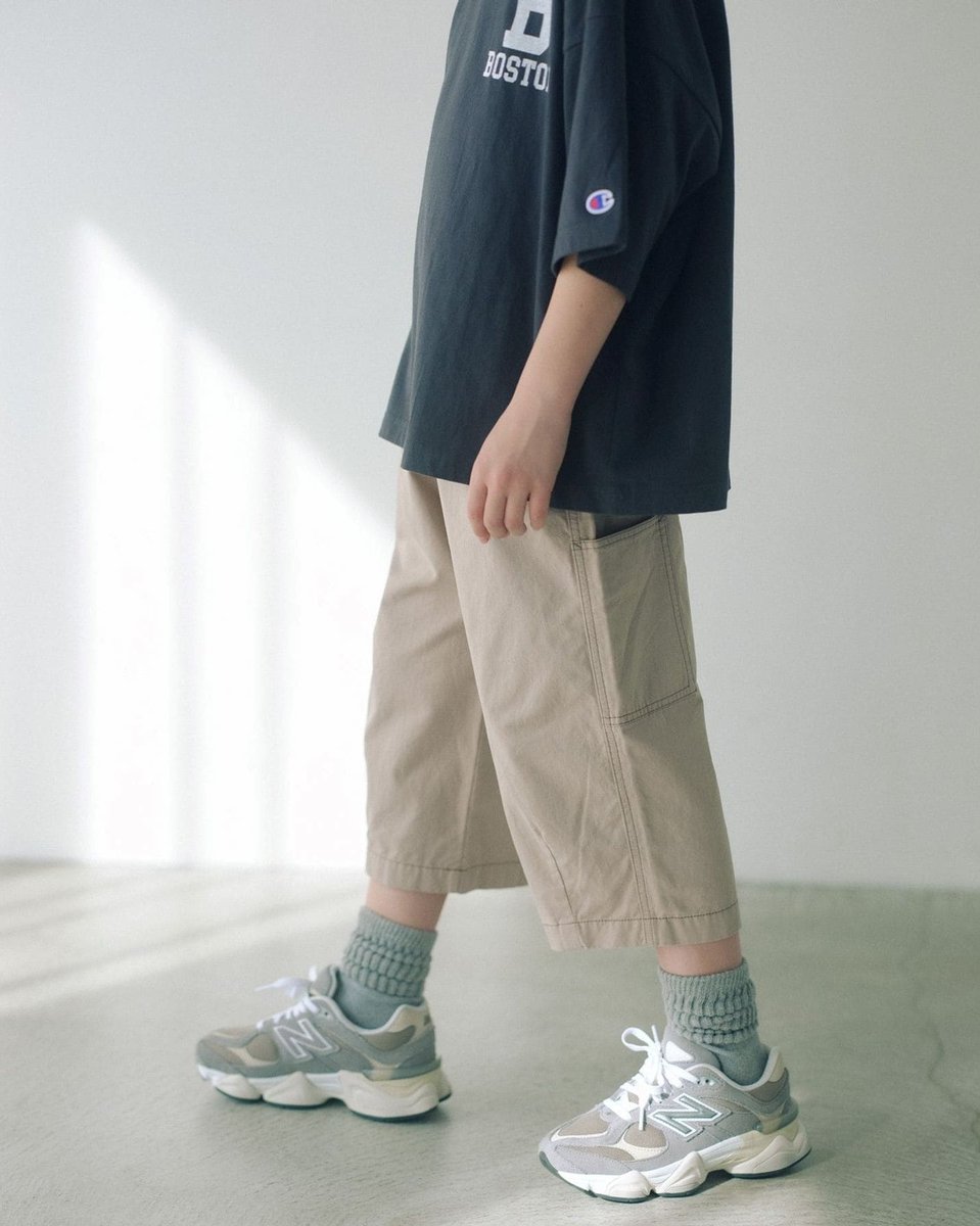 大人顔負けのグリーンレーベル キッズのペインター風パンツ！ 洗いの