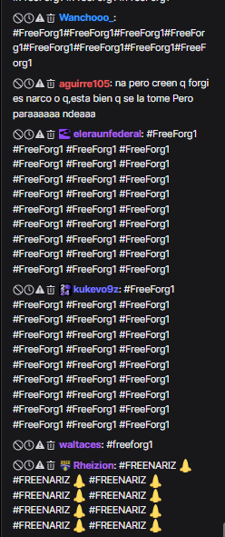 UltimaRonda's tweet photo. EL PUEBLO HABLA.
#FreeForg1 https://t.co/iW7g6NgWuw
