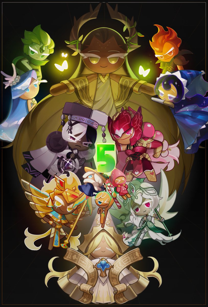 WPutti's tweet photo. CRK 5th Year Anniversary Fan Art

#絵描きさんと繋がりたい  #イラスト #イラスト好きな人と繋がりたい #イラスト初心者 #オリジナル #ファンアート #ArtistOnTwitter #artwork #digitalart #sketch #らくがき #クッキーラン #クッキーランキングダ #cookierun #cookierunkingdom https://t.co/mw8bGffdhi