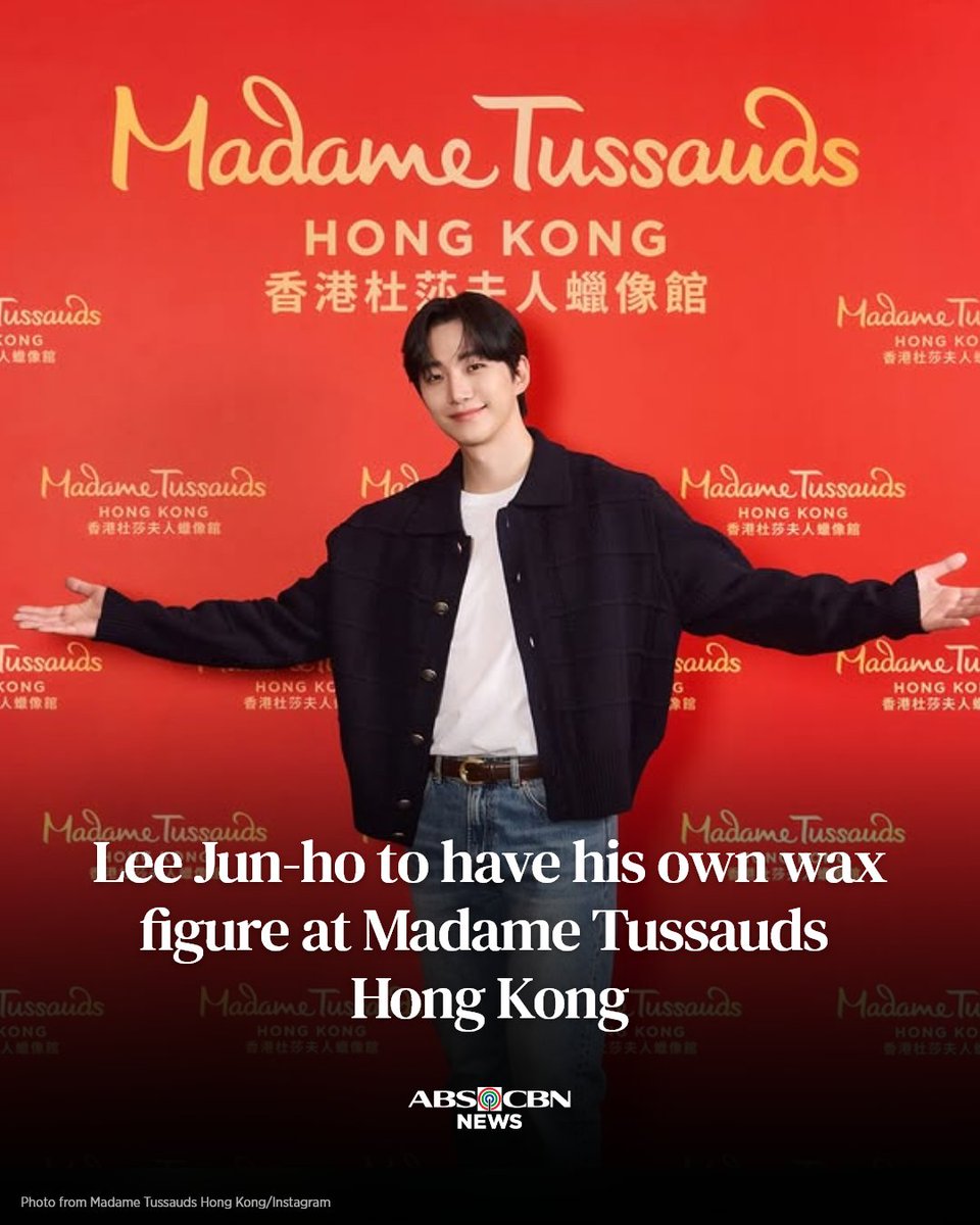 Member of K-pop group 2PM and "King the Land" star Lee Jun-ho will join the lineup of stars featured at Madame Tussauds Hong Kong.

READ: abs-cbn.com/entertainment/…