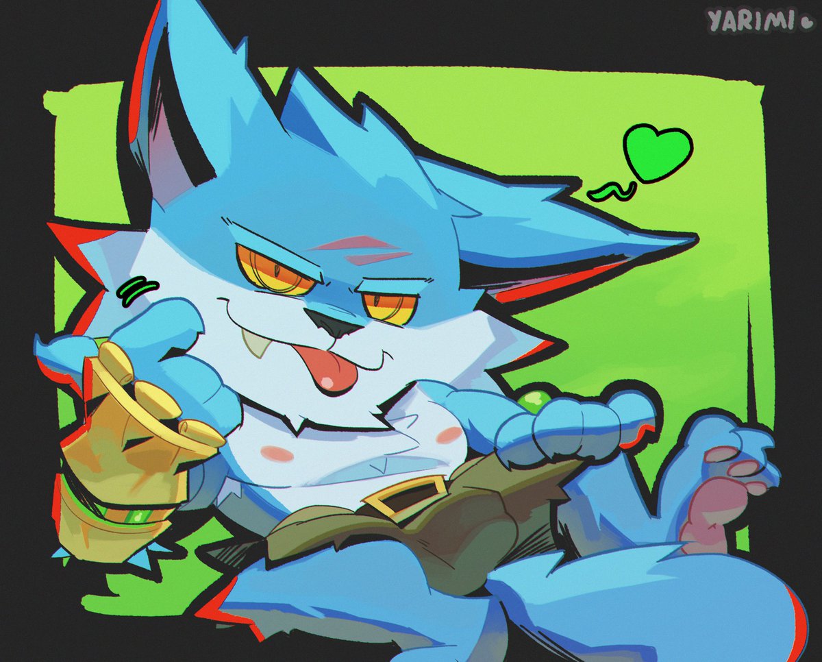 Yordle Warwick redraw! awoo~