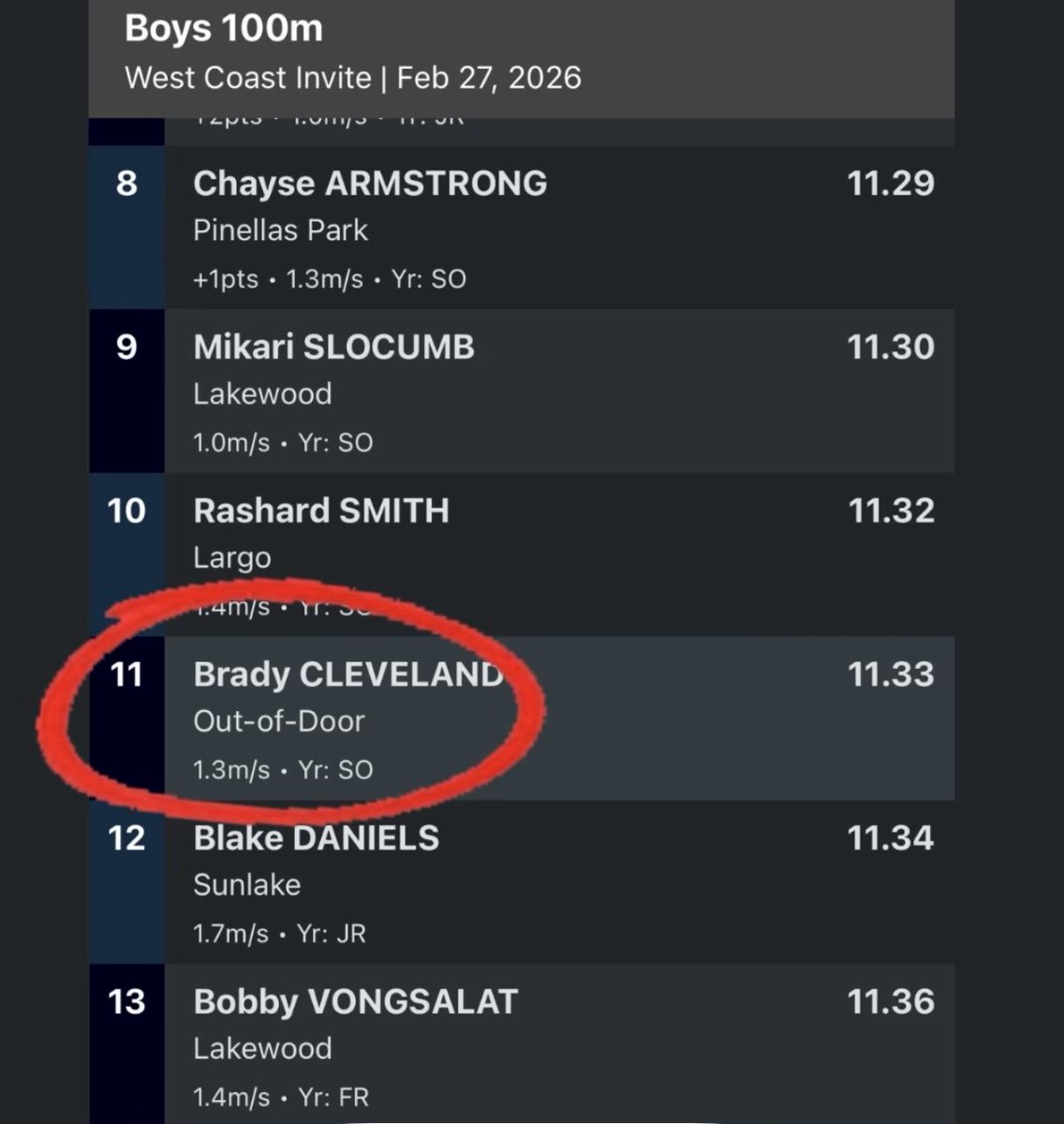 Brady Cleveland tweet media