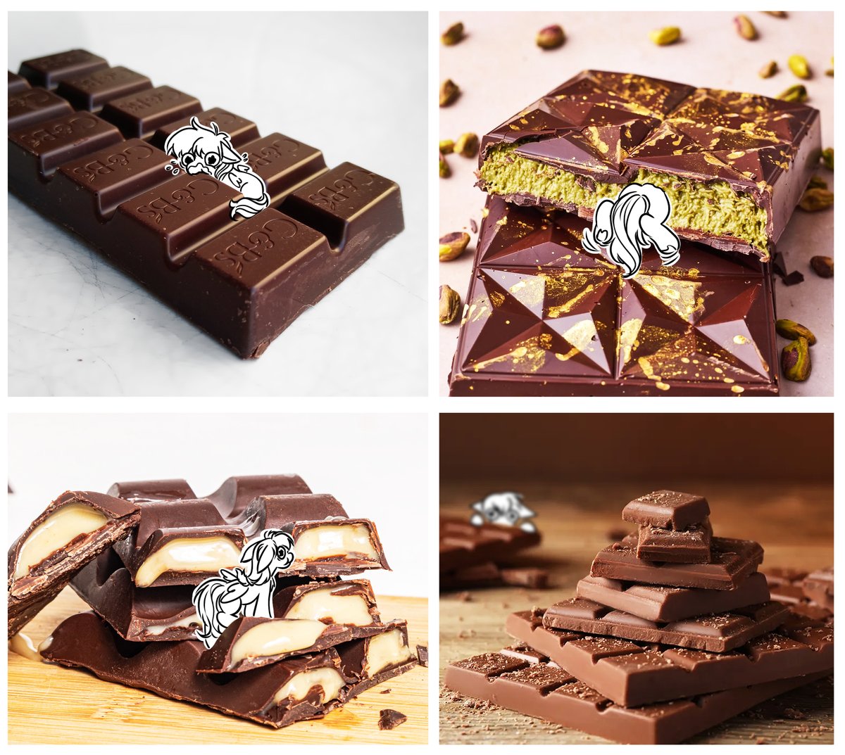 viralcosmos's tweet photo. 🍫🐴🪽@Jack_RabbitSDM 
#mlpfim #foodpony #chocolate https://t.co/TRcqrBkvXc