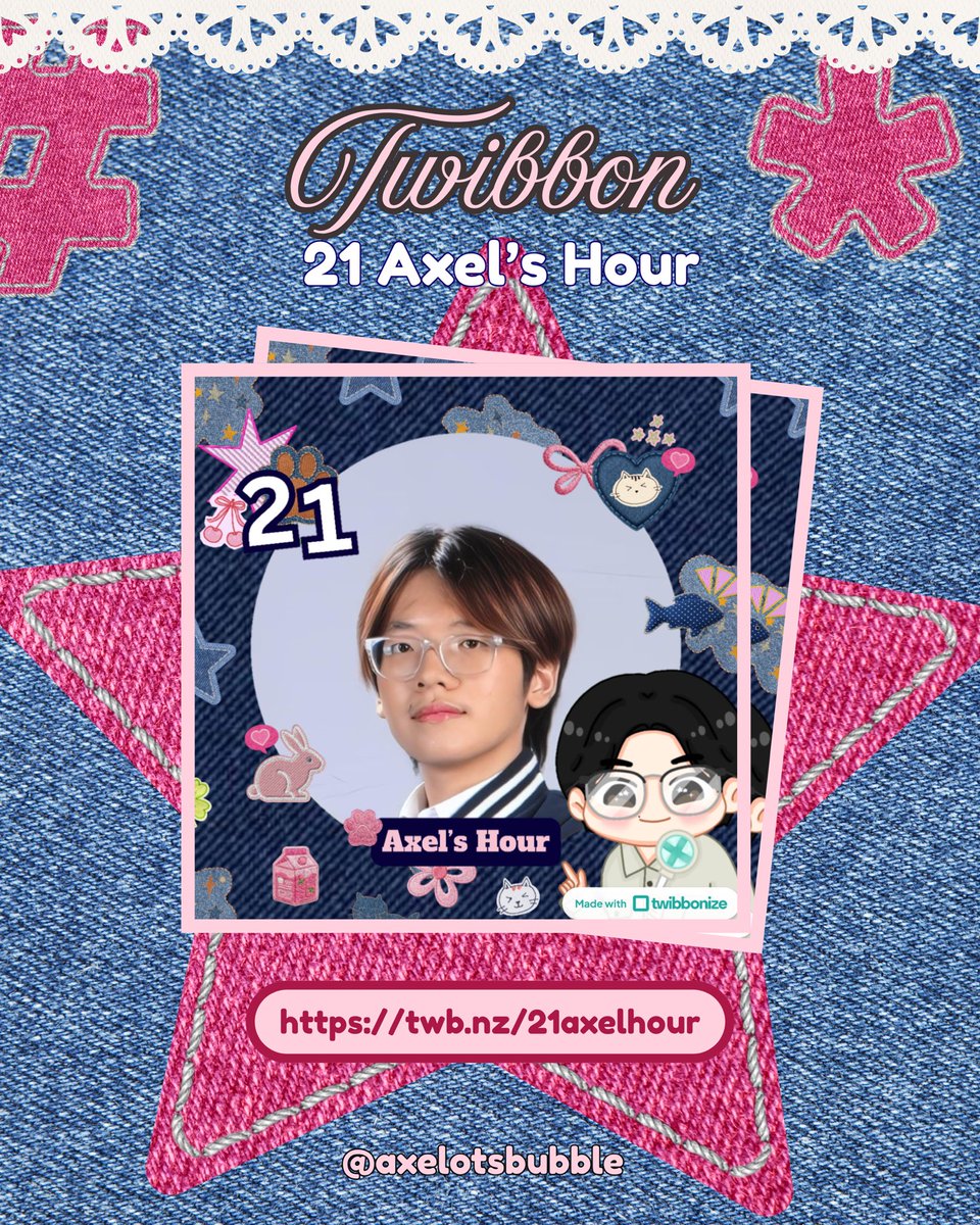 axelotsbubble's tweet photo. 💙AXEL’S HOUR — Eternal Blue✨

A special moment to celebrate the day our star was born🌟

Join us in spreading love for Axel Giovanni Hartanto as he turns 21🎂

Celebrate Axel’s Hour by sharing this twibbon🌊💫 Here's the link➡️ https://t.co/mWVmojvVBv

#Axelots #AxelEternalBlue https://t.co/1lJoI7Rr5k