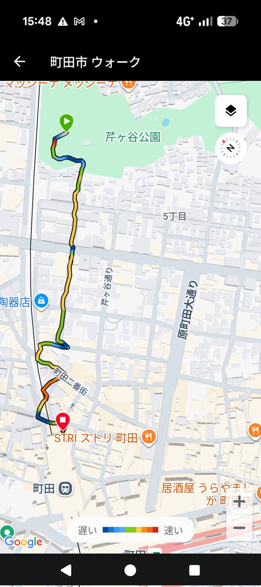 VSdejitaru's tweet photo. ポケモンマンホール町田。
町田駅から徒歩ルートはこんな感じ https://t.co/TagHKBtXLQ