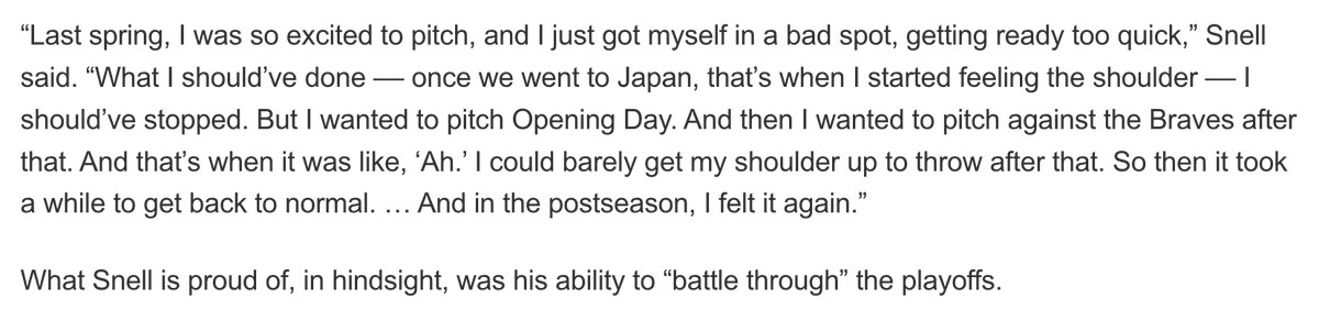 sportz_nutt51's tweet image. Blake Snell was injured for most of, if not all, of last season.

#FunnellVision

nypost.com/2026/03/01/spo…