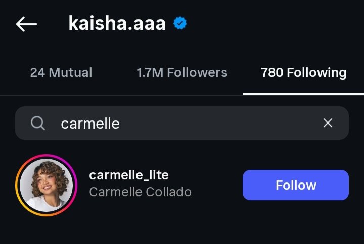 Kaisha and Carmelle are now mutuals on IG — the talented girlies we love!