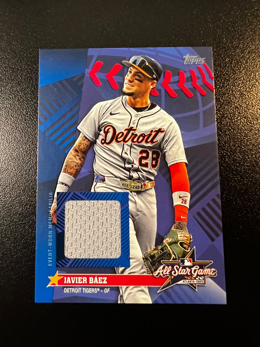 PackFreshPapi's tweet photo. #StackFreshPapi

2025 Topps Update
Javi Baez ASG Relic = $4

💵 $5 flat rate shipping (BMWT)
📦 Stack until Sunday 3/8
✍️ Claim with “take” or “claim” in the comments
👀 Follow the sale: #StackFreshPapi https://t.co/bMFZd21xjR