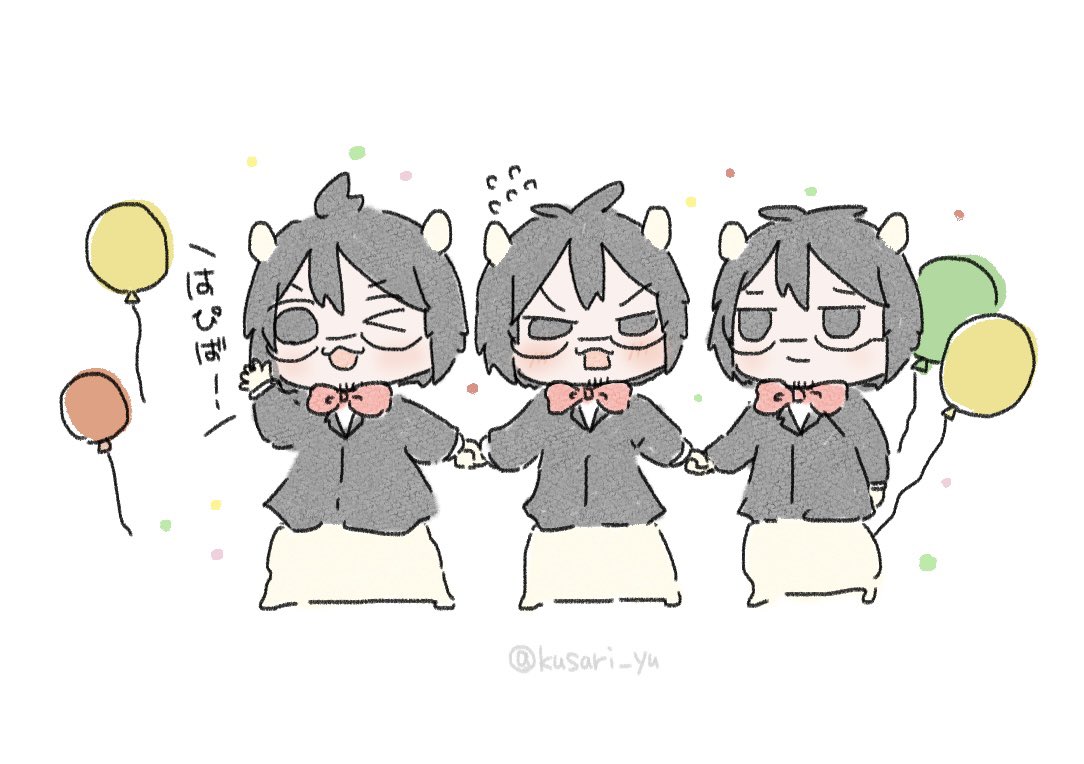 kusari_yu's tweet photo. 3🐹もおたおめ！ https://t.co/I0mI5S5uB5