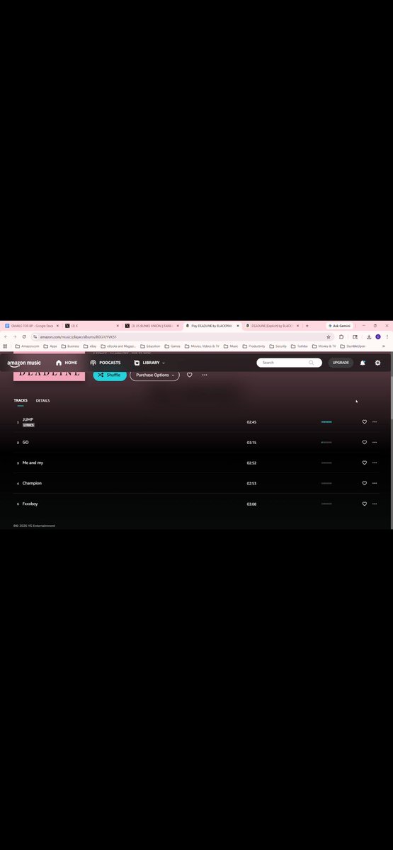 ari_groblox's tweet photo. thank to #USBLINKSUNION i was able to buy all deadline tracks on itunes and amazon!! keep streaming and buying blinks 🖤🩷 https://t.co/8WjPhH5b1F