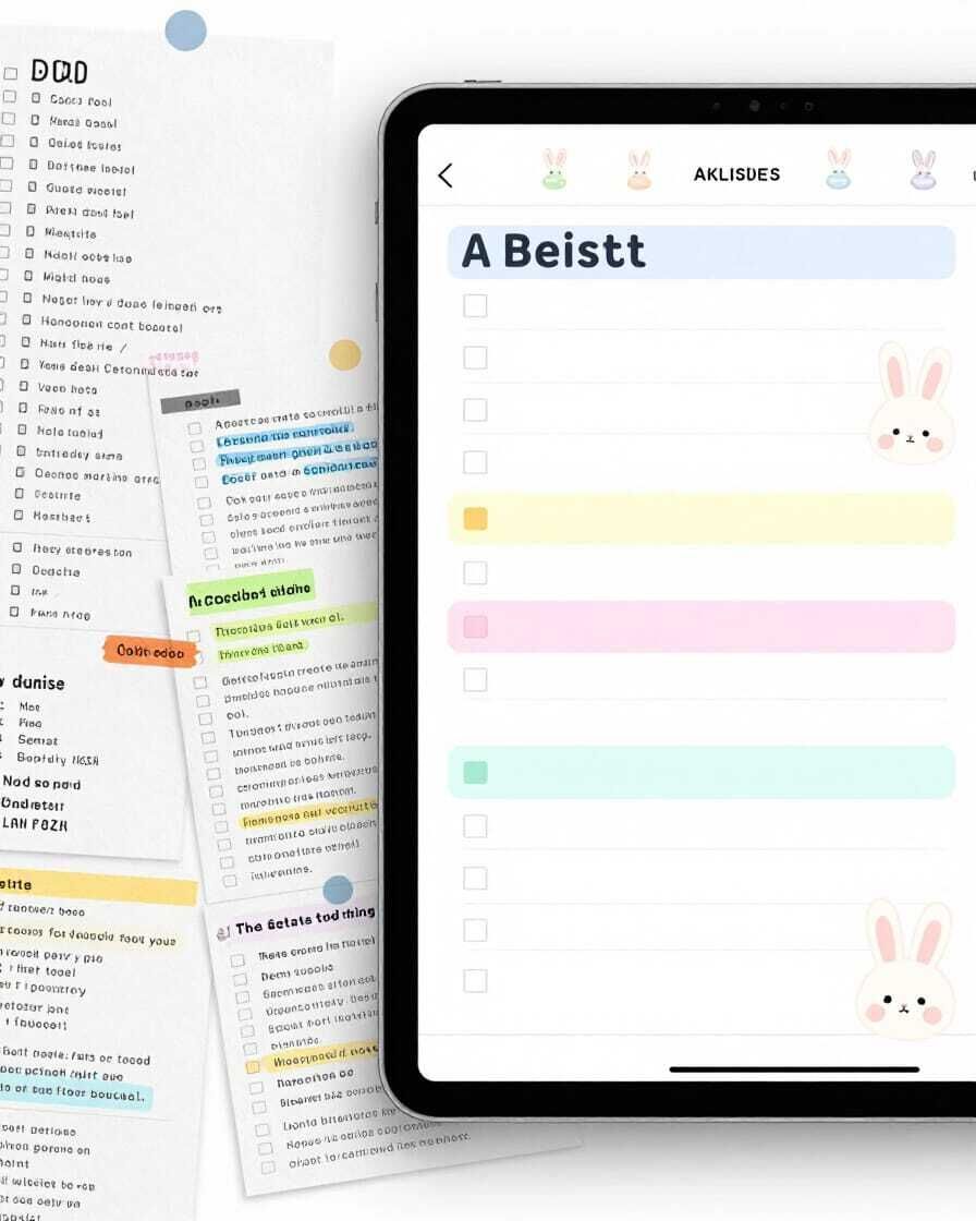 atelier_lin's tweet photo. Monday was chaos, so tonight we organize. 📋✨

A cute to-do list won't do the work for you, but it definitely makes it less painful to look at! Get our Easter Stickers to brighten your week.

https://t.co/SccUTQ2V5x  🐰
#Productivity #DigitalStickers #EtsySeller #GoodNotes https://t.co/42ZKyzYkIY
